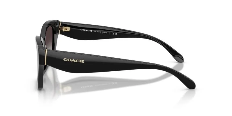 แว่นกันแดด Coach HC8451U 50028G มุมข้าง โลโก้ Coach Signature C บนขาแว่น