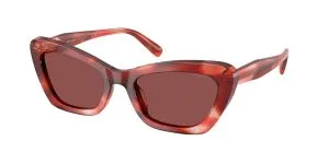 Coach HC8452U 594075 แว่นกันแดด ลายเต่าเชอร์รี่ สำหรับผู้หญิง