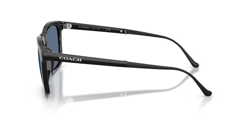 แว่นกันแดด Coach HC8455 500280 มุมข้าง สีกรอบ ดำ