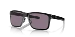 Oakley Holbrook Metal OO4123-11 Matte Black Prizm Grey มุมเฉียง
