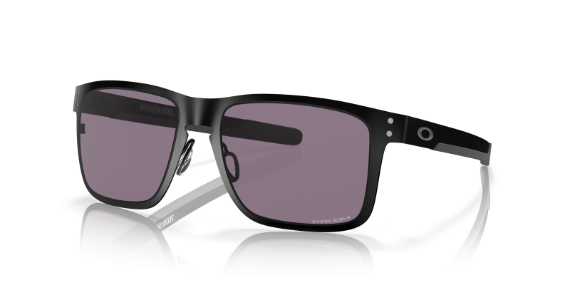 Oakley Holbrook Metal OO4123-11 Matte Black Prizm Grey มุมเฉียง