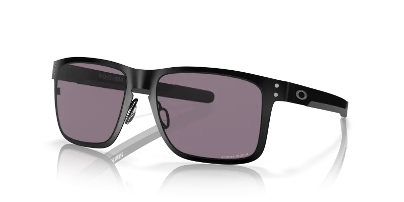 Oakley Holbrook Metal OO4123-11 Matte Black Prizm Grey มุมเฉียง