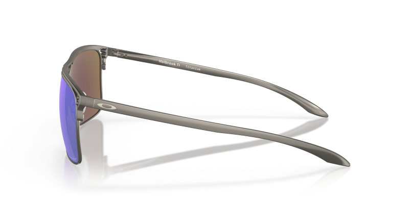 Oakley Holbrook TI OO6048-04 Matte Gunmetal Prizm Sapphire Polarized ด้านข้าง