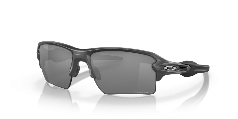 Oakley Flak 2.0 XL OO9188-F8 Steel Prizm Black Polarized มุมเฉียง
