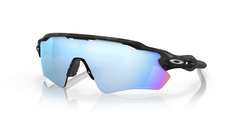 Oakley Radar EV Path OO9208-C0 Matte Black Camo Prizm Deep Water Polarized มุมเฉียง