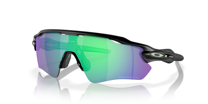 Oakley Radar EV Path OO9208-F0 Matte Black Prizm Jade Polarized มุมเฉียง