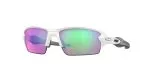 Oakley OO9271 927110 แว่นกันแดดกรอบขาว Prizm Golf ทรงสี่เหลี่ยม ทุกเพศ Oakley OO9271 927110 แว่นกันแดดกรอบขาว Prizm Golf ทรงสี่เหลี่ยม ทุกเพศ