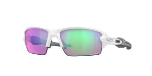 Oakley OO9271 927110 แว่นกันแดดกรอบขาว Prizm Golf ทรงสี่เหลี่ยม ทุกเพศ