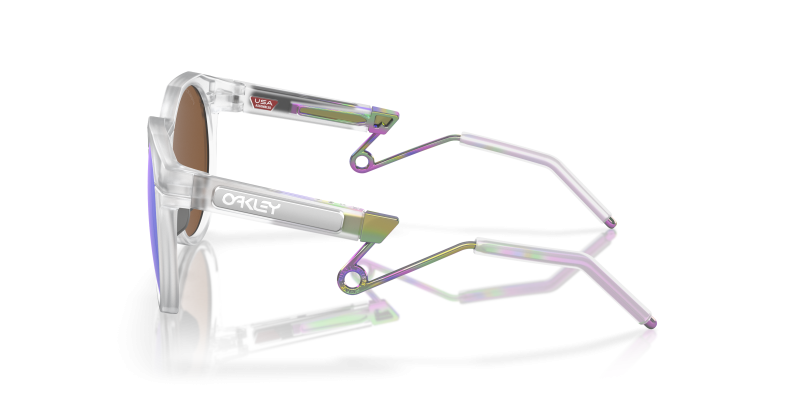 Oakley HSTN Metal OO9279-02 Matte Clear Prizm Violet ด้านข้าง