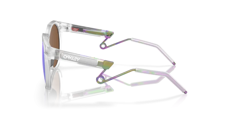 Oakley HSTN Metal OO9279-02 Matte Clear Prizm Violet ด้านข้าง