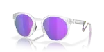 Oakley HSTN Metal OO9279-02 Matte Clear Prizm Violet มุมเฉียง