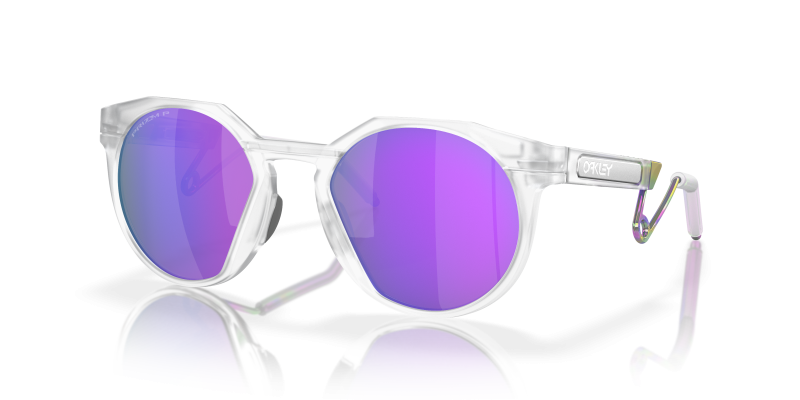 Oakley HSTN Metal OO9279-02 Matte Clear Prizm Violet มุมเฉียง
