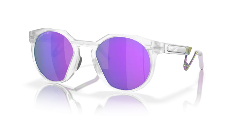 Oakley HSTN Metal OO9279-02 Matte Clear Prizm Violet มุมเฉียง