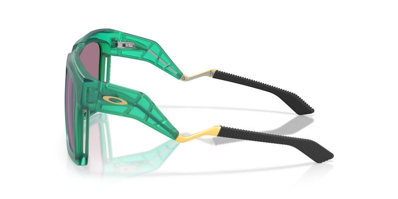 แว่นกันแดด Oakley OO9485-05 มุมข้าง สีเวอร์ริเดียนโปร่งแสงแมท