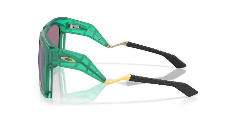 แว่นกันแดด Oakley OO9485-05 มุมข้าง สีเวอร์ริเดียนโปร่งแสงแมท
