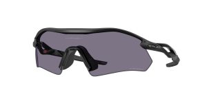 Oakley Radar Plate 949506 แว่นกันแดดทรงชีลด์ครึ่งขอบ กรอบ O Matter ดำด้าน เลนส์ Prizm สำหรับผู้ชาย