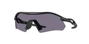 Oakley Radar Plate 949506 แว่นกันแดดทรงชีลด์ครึ่งขอบ กรอบ O Matter ดำด้าน เลนส์ Prizm สำหรับผู้ชาย