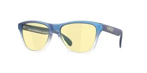 Oakley OO9508 950807 แว่นกันแดดทรงกลม Frogskins S สีฟ้าด้าน-น้ำเงิน เลนส์ Prizm Gaming 2.0 สำหรับผู้ชาย