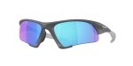Oakley OO9532 953202 แว่นกันแดดทรงชีลด์ Suture Jacket กรอบ Matte Carbon เลนส์ Prizm Sapphire Polarized