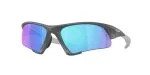 Oakley OO9532 953202 แว่นกันแดดทรงชีลด์ Suture Jacket กรอบ Matte Carbon เลนส์ Prizm Sapphire Polarized