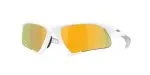 Oakley OO9532 953203 แว่นกันแดดทรงชีลด์ Suture Jacket กรอบ Matte White เลนส์ Prizm 24K Polarized