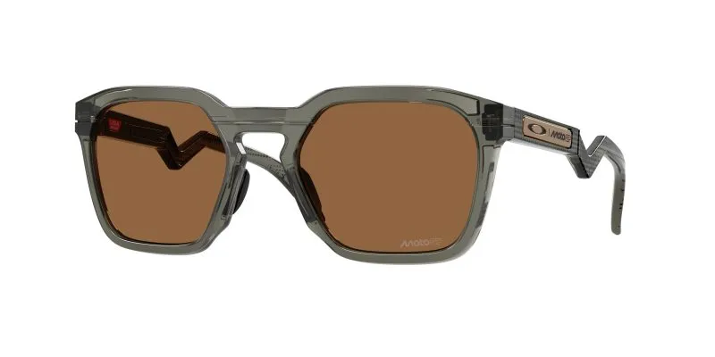 Oakley OO9533 953308 แว่นกันแดดทรงสี่เหลี่ยมจัตุรัส HSTN SQ สีเทาควันขัดเงา เลนส์ Prizm Bronze สำหรับผู้ชาย Oakley OO9533 953308 แว่นกันแดดทรงสี่เหลี่ยมจัตุรัส HSTN SQ สีเทาควันขัดเงา เลนส์ Prizm Bronze สำหรับผู้ชาย