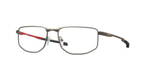 Oakley OX3012 301202 แว่นสายตาทรงสี่เหลี่ยม Addams กรอบโลหะ Pewter ผิวด้านสำหรับผู้ชาย