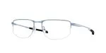 Oakley OX3035-03 แว่นสายตาเงินขัดเงา Stonewash Addams 0.5 สำหรับผู้ชาย Oakley OX3035-03 แว่นสายตาเงินขัดเงา Stonewash Addams 0.5 สำหรับผู้ชาย