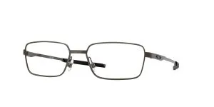 Oakley OX3036-04 แว่นสายตาทรงสี่เหลี่ยม Foil RQ กรอบโลหะ Satin Lead ผิวด้านสำหรับผู้ชาย