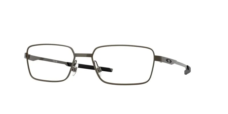 Oakley OX3036-04 แว่นสายตาทรงสี่เหลี่ยม Foil RQ กรอบโลหะ Satin Lead ผิวด้านสำหรับผู้ชาย