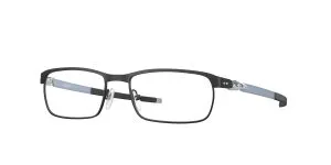 Oakley OX3184-14 แว่นสายตาหน้ากรอบสีดำแบบผง ขาแว่นMatte Stonewash สำหรับผู้ชาย