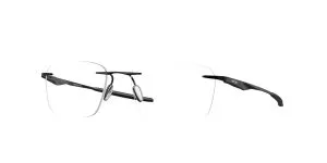 Oakley OX5115-02 แว่นสายตา Wingfold EVS ไทเทเนียมพับได้ Satin Black สำหรับผู้ชาย