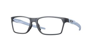 Oakley OX8032 803208 แว่นสายตาหน้ากรอบเหล็กสีน้ำเงินด้าน ขาแว่นMatte Stonewash สำหรับผู้ชาย