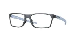 Oakley OX8032-08 แว่นสายตาหน้ากรอบเหล็กสีน้ำเงินด้าน ขาแว่นMatte Stonewash สำหรับผู้ชาย