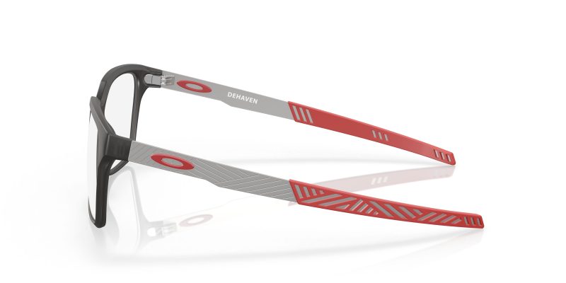 แว่นสายตา Oakley OX8054 805402 มุมข้าง หน้ากรอบSatin Grey Smoke ขาแว่นกันเมทัล