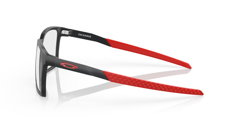 แว่นสายตา Oakley OX8055 805504 มุมข้าง หน้ากรอบSatin Black ขาแว่นSatin Light Steel