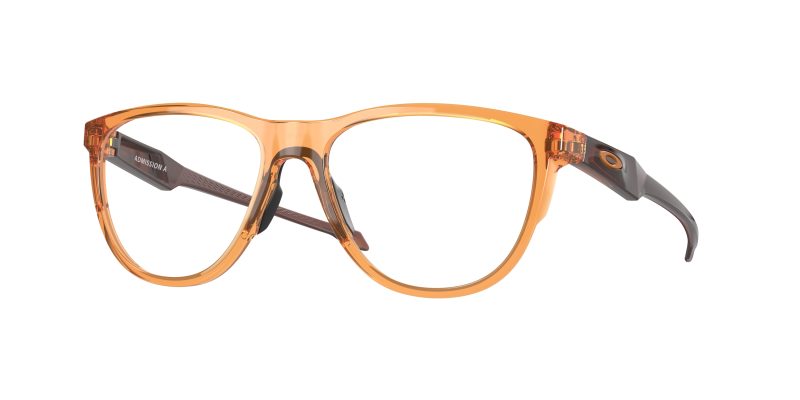 Oakley OX8056F 805605 แว่นสายตาหน้ากรอบPolished Transparent Ginger ขาแว่นสีทองแดงเมทัลลิก สำหรับผู้ชาย Oakley OX8056F 805605 แว่นสายตาหน้ากรอบPolished Transparent Ginger ขาแว่นสีทองแดงเมทัลลิก สำหรับผู้ชาย