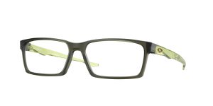 Oakley OX8060 806008 แว่นสายตาหน้ากรอบMatte Olive Ink ขาแว่นสีเฟิร์นโปร่งใสขัดเงา สำหรับผู้ชาย
