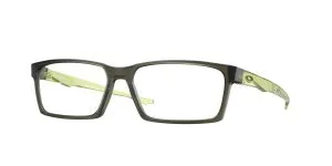 Oakley OX8060-08 แว่นสายตาหน้ากรอบMatte Olive Ink ขาแว่นสีเฟิร์นโปร่งใสขัดเงา สำหรับผู้ชาย