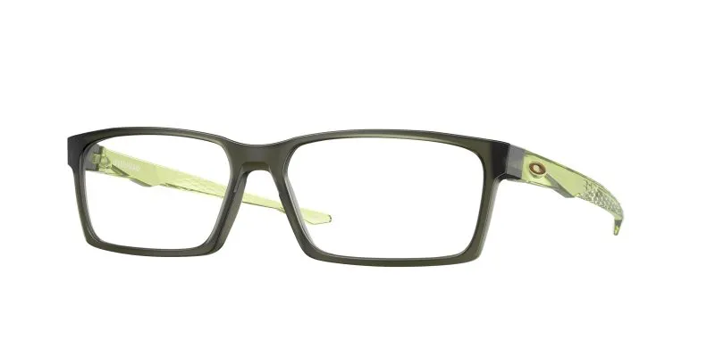 Oakley OX8060-08 แว่นสายตาหน้ากรอบMatte Olive Ink ขาแว่นสีเฟิร์นโปร่งใสขัดเงา สำหรับผู้ชาย Oakley OX8060-08 แว่นสายตาหน้ากรอบMatte Olive Ink ขาแว่นสีเฟิร์นโปร่งใสขัดเงา สำหรับผู้ชาย