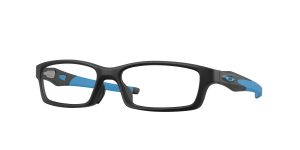 Oakley OX8118 811801 แว่นสายตา Crosslink ดำด้านขาฟ้าคราม Satin Black สำหรับผู้ชาย