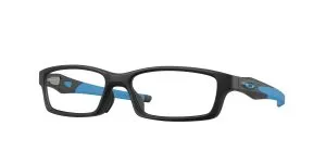 Oakley OX8118-01 แว่นสายตา Crosslink ดำด้านขาฟ้าคราม Satin Black สำหรับผู้ชาย