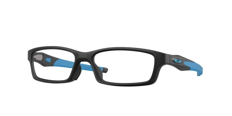 Oakley OX8118-01 แว่นสายตา Crosslink ดำด้านขาฟ้าคราม Satin Black สำหรับผู้ชาย Oakley OX8118-01 แว่นสายตา Crosslink ดำด้านขาฟ้าคราม Satin Black สำหรับผู้ชาย