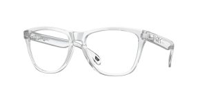 Oakley OX8137A 813702 แว่นสายตา Frogskins RX A ใสขัดเงา Polished Clear สำหรับผู้ชาย