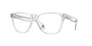 Oakley OX8137A-02 แว่นสายตา Frogskins RX A ใสขัดเงา Polished Clear สำหรับผู้ชาย