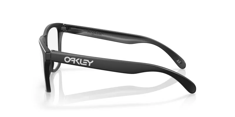 แว่นสายตา Oakley OX8137A-03 มุมข้าง Frogskins RX A Key Bridge Asian Fit ดำด้าน
