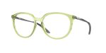 Oakley OX8150 815006 แว่นสายตาหน้ากรอบสีเฟิร์นโปร่งใสขัดเงา ขาแว่นกันเมทัล สำหรับผู้หญิง