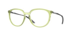 Oakley OX8150 815006 แว่นสายตาหน้ากรอบสีเฟิร์นโปร่งใสขัดเงา ขาแว่นกันเมทัล สำหรับผู้หญิง