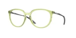 Oakley OX8150-06 แว่นสายตาหน้ากรอบสีเฟิร์นโปร่งใสขัดเงา ขาแว่นกันเมทัล สำหรับผู้หญิง