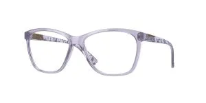 Oakley OX8155-10 แว่นสายตาสีไลแลคเงาโปร่งใส สำหรับผู้หญิง